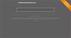 Desktop Screenshot of cardonondemand.com